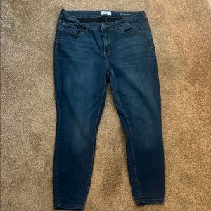 Dark Blue Women's Jeans Jeggings